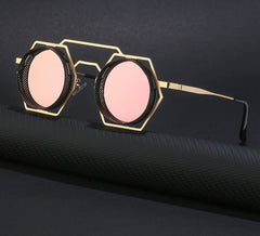 Unisex Round Steampunk ' Magic Spells' Plastic Sunglasses