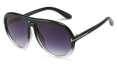 Women's Oversized Pilot 'Lady V' Plastic Sunglasses