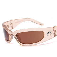 Women's Trendy Moon 'Eye Candy' Rectangular Sunglasses