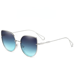 Unisex Cat Eye 'The New Vibe' Metal Sunglasses