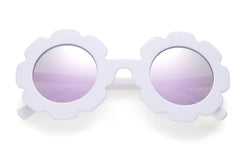 Kid's Girl Round 'Sunny Flower' Plastic Sunglasses