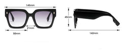 Women's Photochromic 'Evil Genius' Square Sunglasses