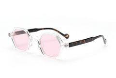 Unisex Polygon 'Ellis' Plastic  Sunglasses