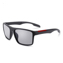 Men's Shield 'Mossino' Plastic Sun Glasses