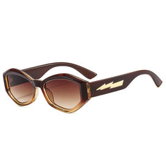 Women's Retro Irregular 'Flower Gaze' Cat Eye Sunglasses