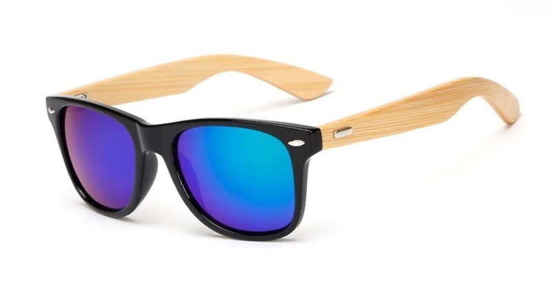 Men's Square 'Ardolite ' Wooden Bamboo Sunglasses