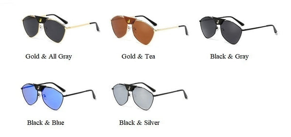 Unisex Cat Eye Alloy 'Reflect Stylez' Sunglasses