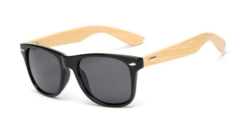 Men's Square 'Ardolite ' Wooden Bamboo Sunglasses