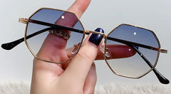 Women's Polygon 'Flack Eye' Metal Sunglasses