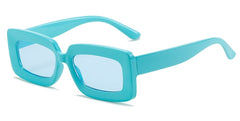 Women's Vintage Rectangle 'Boulder' Plastic Sunglasses