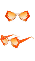 Women's Retro Cat Eye 'Diabolical' Plastic Sunglasses