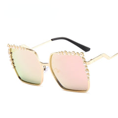 Women's Oversized 'Bling' Square Sunglasses