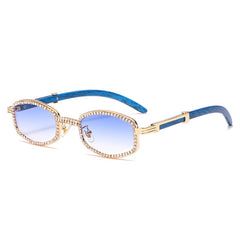 Women's Trendy Retro  'Miss Madam' Wooden Sunglasses