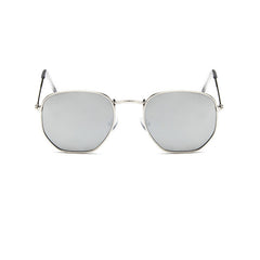 Men's Hexagon 'Cool Guy' Metal Sunglasses