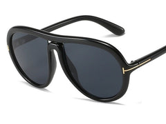 Women's Oversized Pilot 'Lady V' Plastic Sunglasses