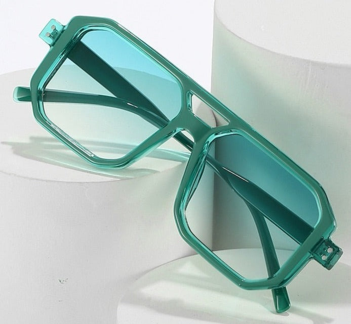 Women's Vintage Polygon 'Javelin' Plastic Sunglasses