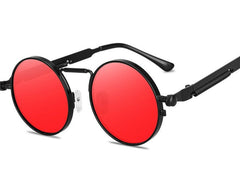 Men's Vintage Round 'Baron Von' Metal Sunglasses