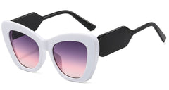 Women's Fashion Cat Eye 'Desert ' Plastic Sunglasses