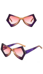 Women's Retro Cat Eye 'Diabolical' Plastic Sunglasses