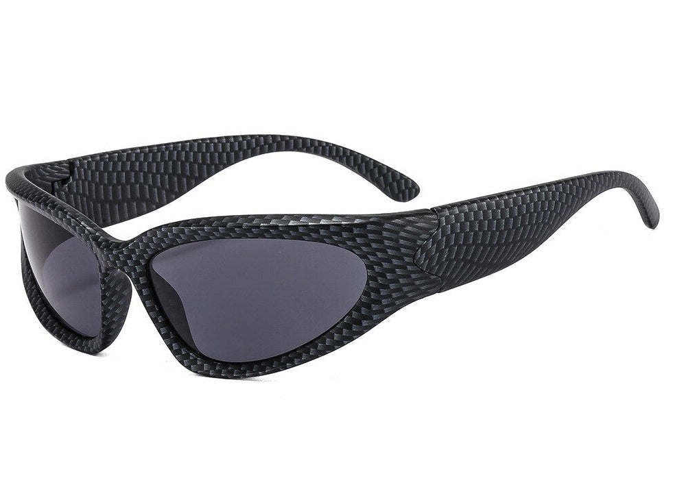 Women's Punk Rectangular 'Kelly Eye Wear' Plastic Sunglasses