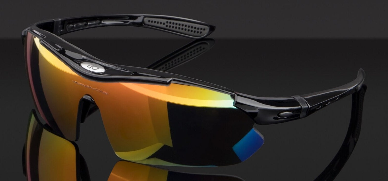 Men's Cycling Polarized 'Rot' Plastic Sports Sunglasses