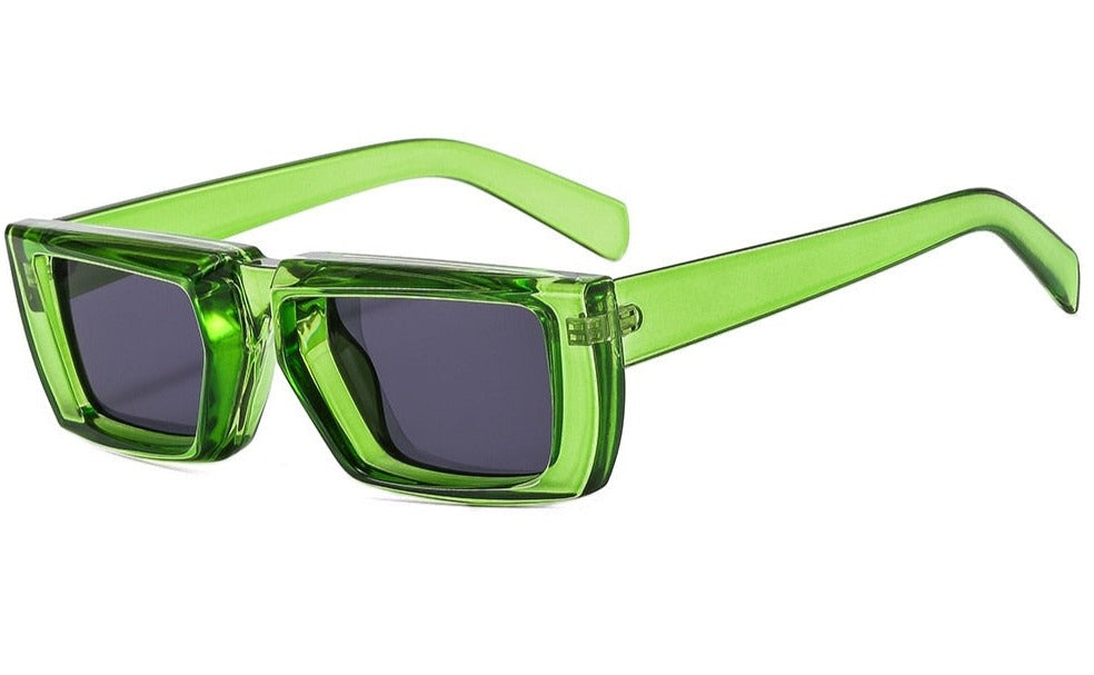 Men's Trendy Square 'The Hammer Man' Plastic Sunglasses