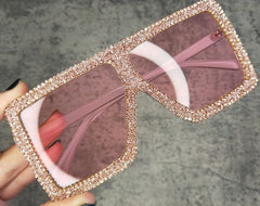 Women's Oversize 'Lura' Plastic Sunglasses