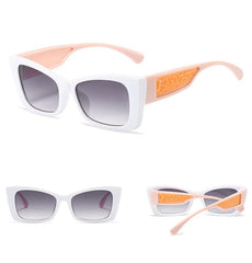 Women's Vintage Cat Eye 'Pink Flamingo' Plastic Sunglasses