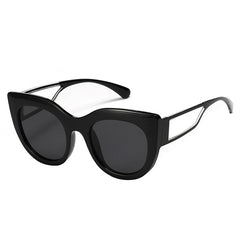 Unisex Vintage Cat Eye 'Cool Avocado' Plastic Sunglasses