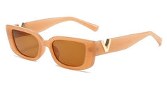 Women's Cat Eye 'V Shine ' Plastic Sunglasses