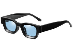 Unisex Square Polarized 'Tyron Eye ' Plastic Sunglasses