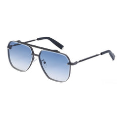 Men's Luxury Square 'Trinity Square' Metal Sunglasses