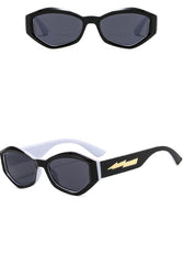 Women's Retro Irregular 'Flower Gaze' Cat Eye Sunglasses