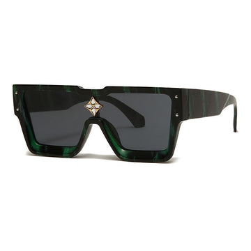 Women's Crystal 'Light Born' Oversized Sunglasses