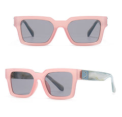 Men's Square 'Glare Sky' Plastic Sunglasses