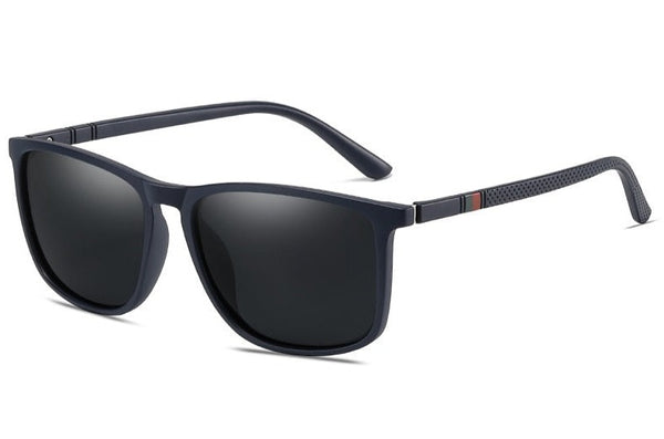 Men's Square Polarized 'Freedom ' Plastic Sunglasses