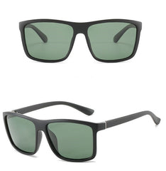 Men's Polarized 'Dark Glasses' Vintage Square Sunglasses