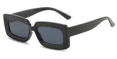 Women's Vintage Rectangle 'Boulder' Plastic Sunglasses