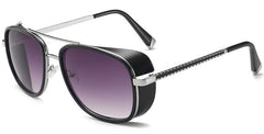 Unisex Costume Polarized 'Mission Eye Wear' Metal Sunglasses