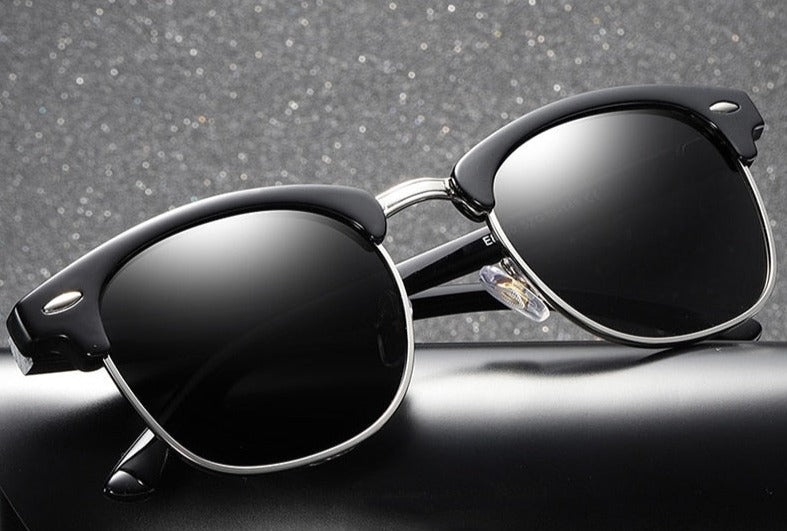 Men's Rimless Oval 'Up High ' Plastic Sunglasses
