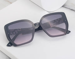 Women's Square 'Tiff High' Plastic Sunglasses