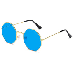 Women's  Octagonal 'Shammel' Metal Sunglasses