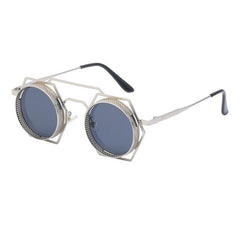 Unisex Round Steampunk ' Magic Spells' Plastic Sunglasses