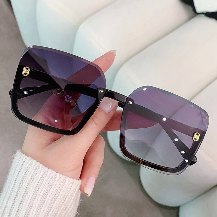Women's Rectangle 'Jessy' Plastic  Sunglasses
