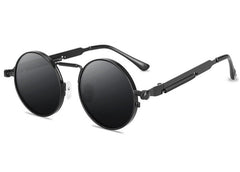 Men's Vintage Round 'Baron Von' Metal Sunglasses