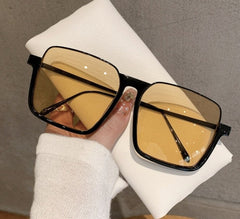 Women's Oversized Square 'Maru The Summer' Metal Sunglasses