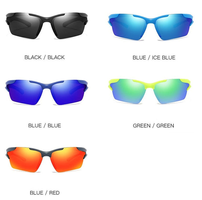 Men's Square 'Luke Hob' Plastic Sunglasses