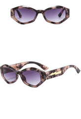 Women's Retro Irregular 'Flower Gaze' Cat Eye Sunglasses