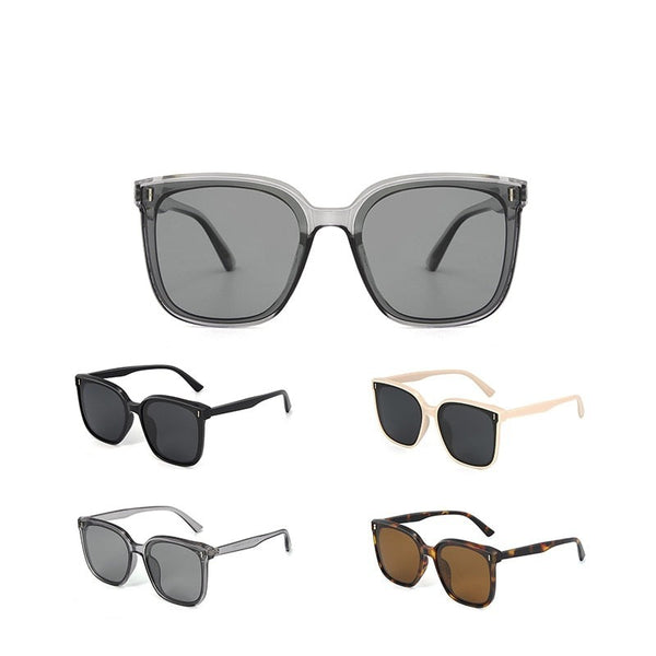 Men's Polarized Square 'Alistair' Plastic Sunglasses