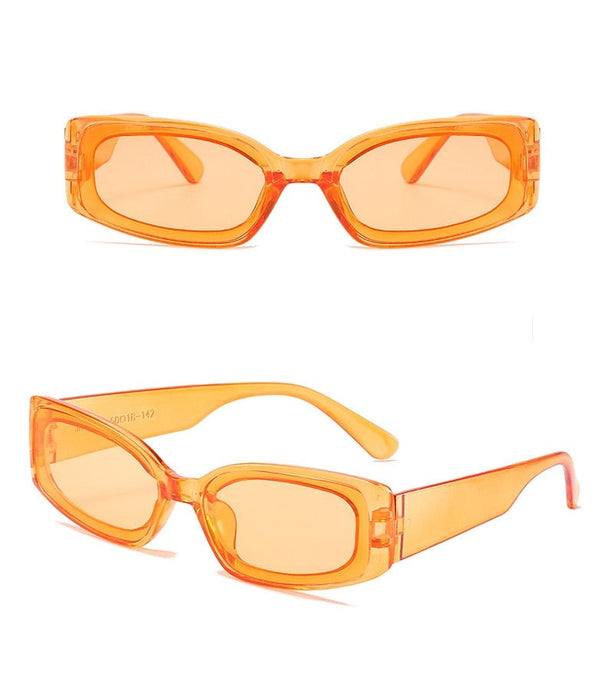 Women's Retro Rectangular 'Sun Fun' Anti Reflective Sunglasses